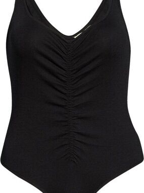 Nwt Open Edit Women S Center Ruched Bodysuit Ed451915Wn 1X